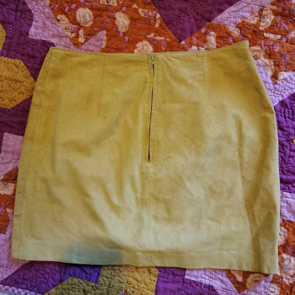 Danier Vintage Leather Mini Skirt Size 6 - Picture 4 of 4
